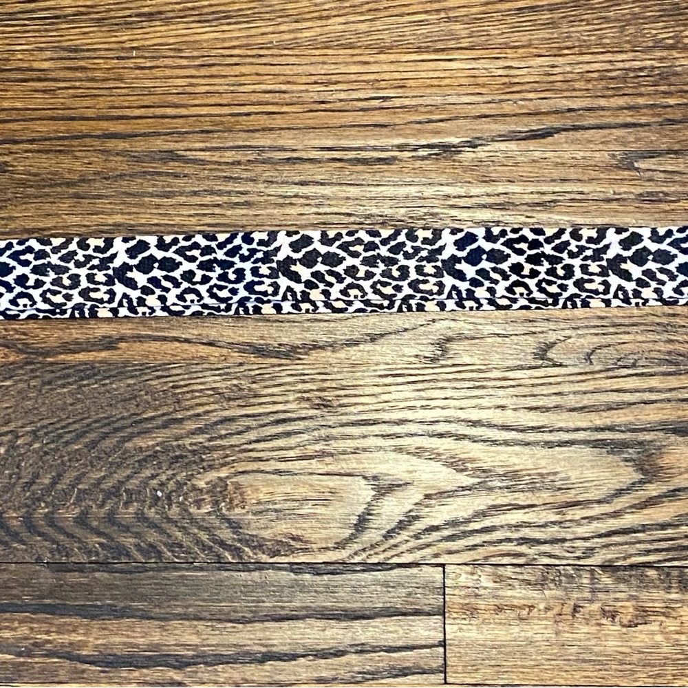 Leopard purse strap